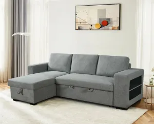 Anna Grey Reversible Sofa and Bed