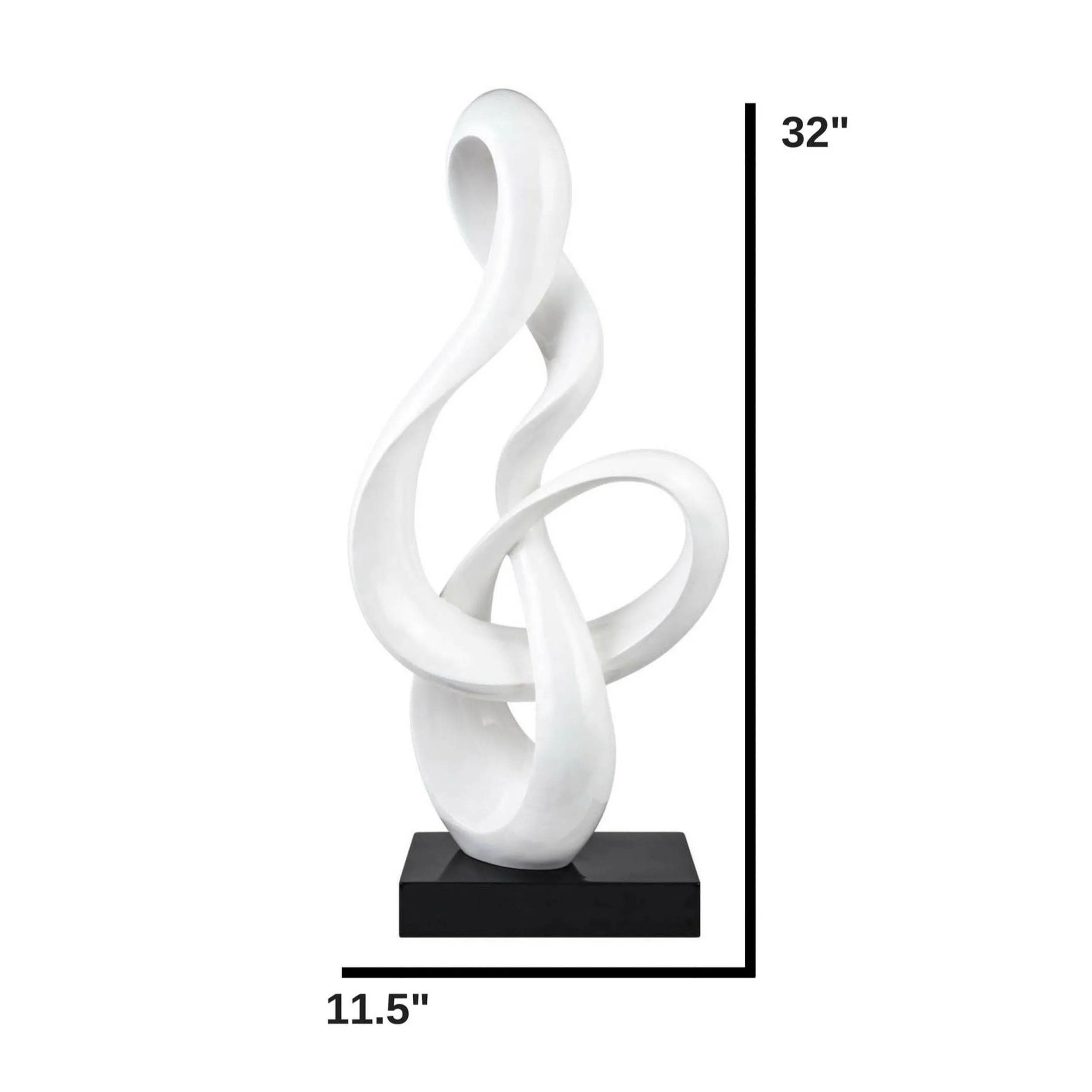 Antilia Treble Abstract Sculpture - Large White