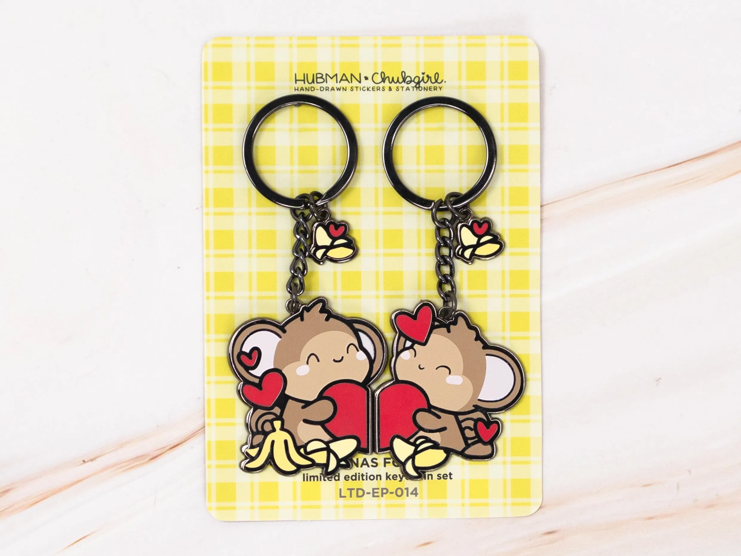 Bananas for you Keychains (Set of 2)