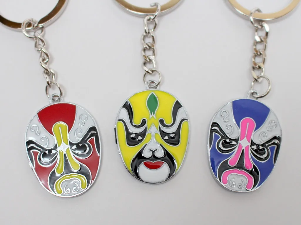 Beijing Opera Mask Keychain