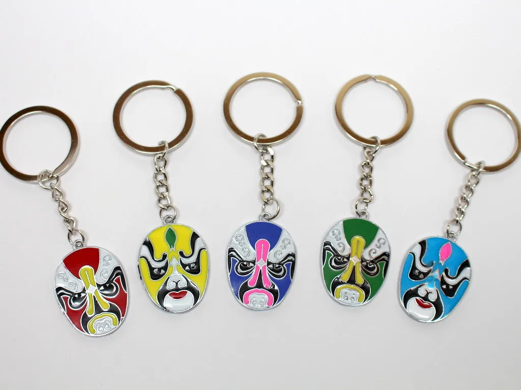 Beijing Opera Mask Keychain