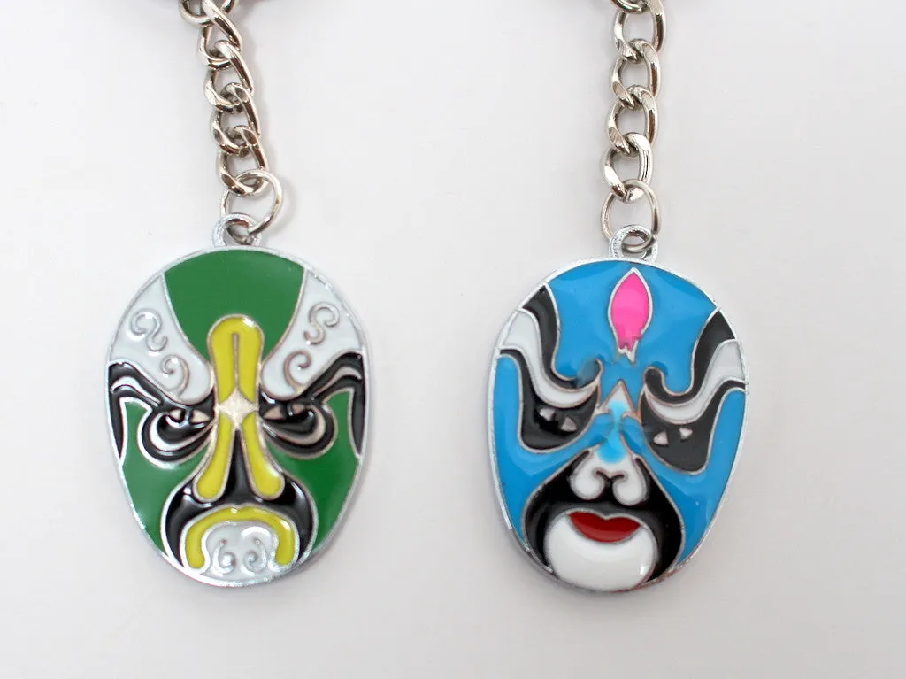 Beijing Opera Mask Keychain