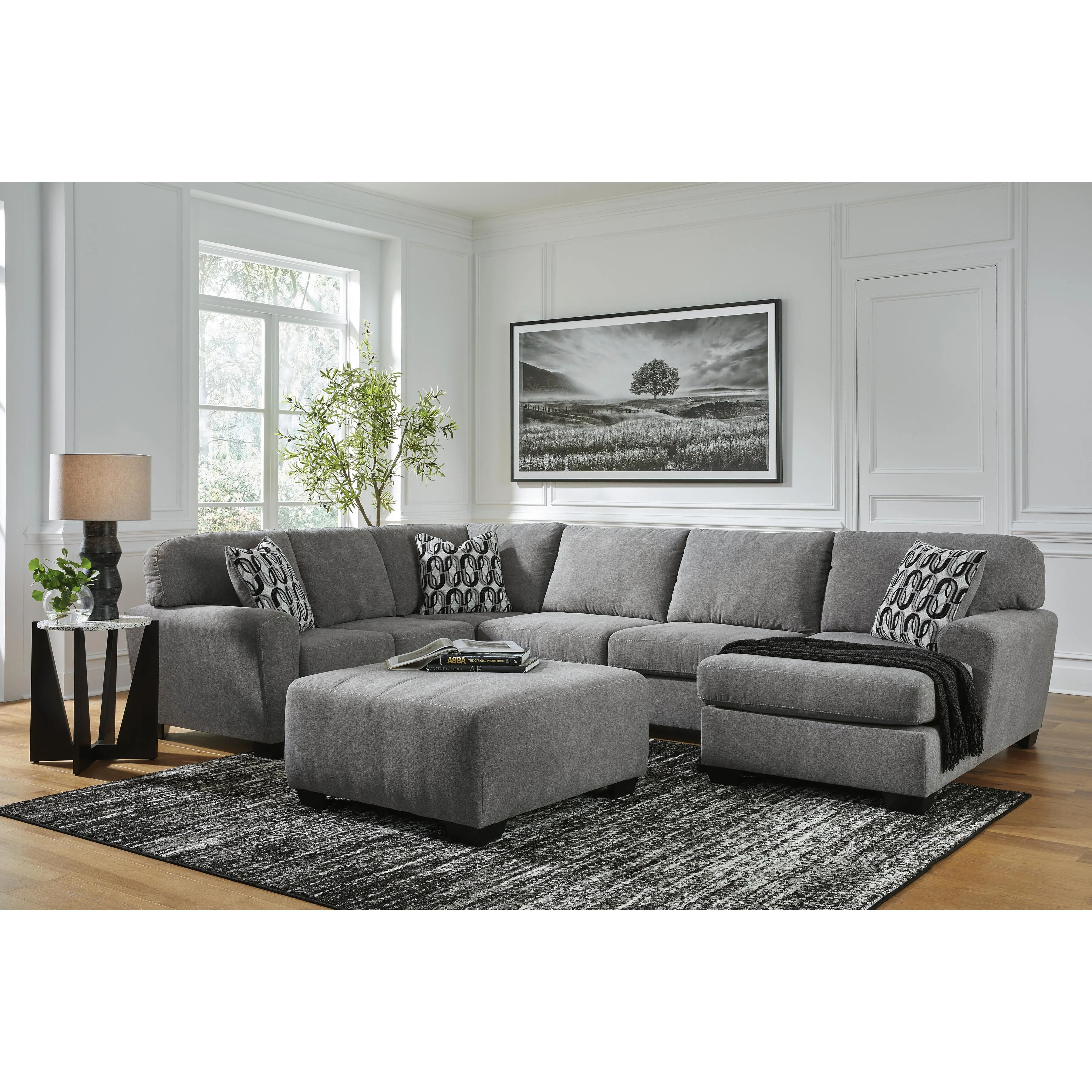 Benchcraft Birkdale Court Fabric 3 pc Sectional 3240266/3240234/3240217