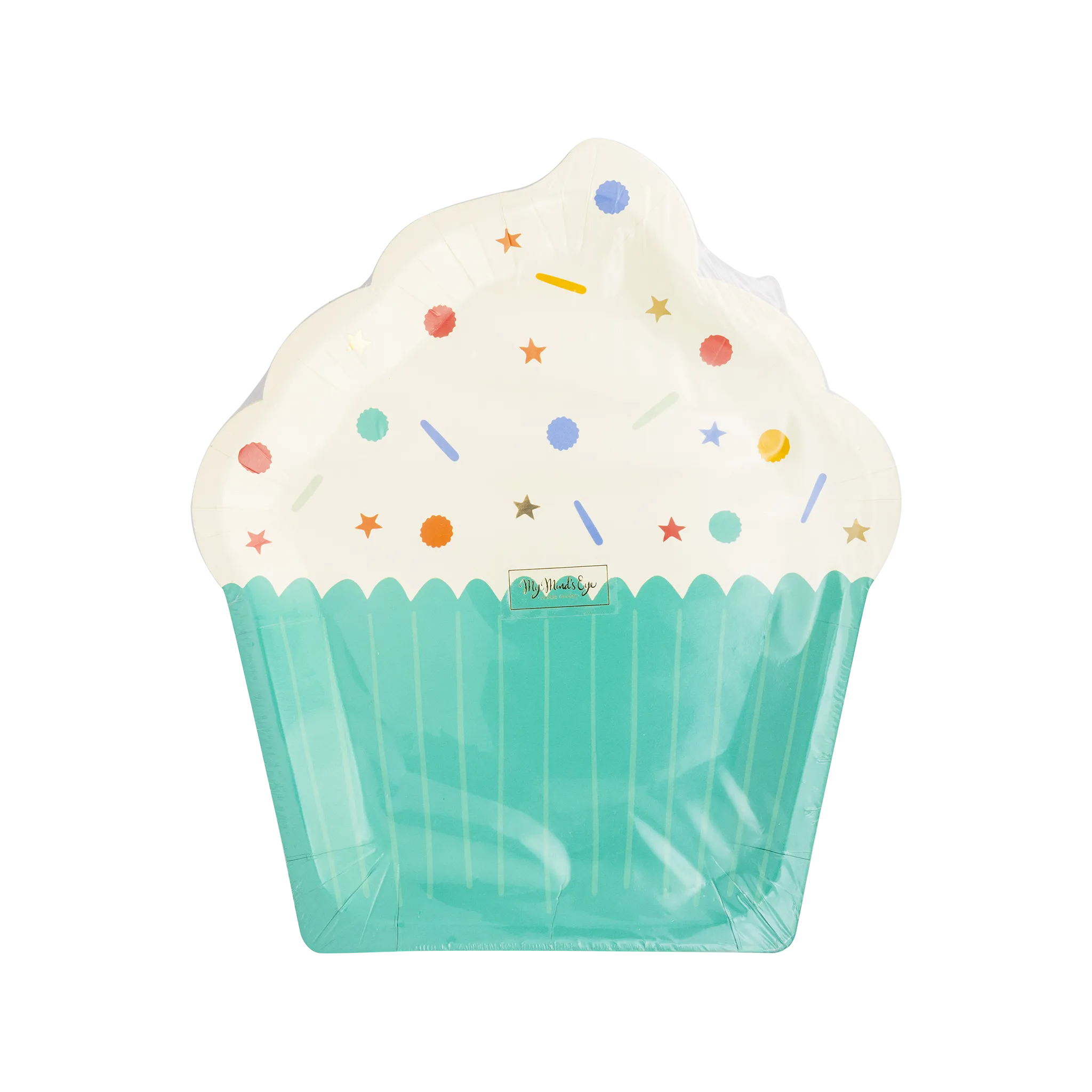 Birthday Cupcake Shaped Paper Plate