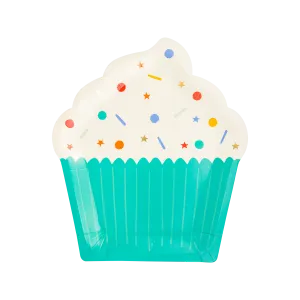 Birthday Cupcake Shaped Paper Plate