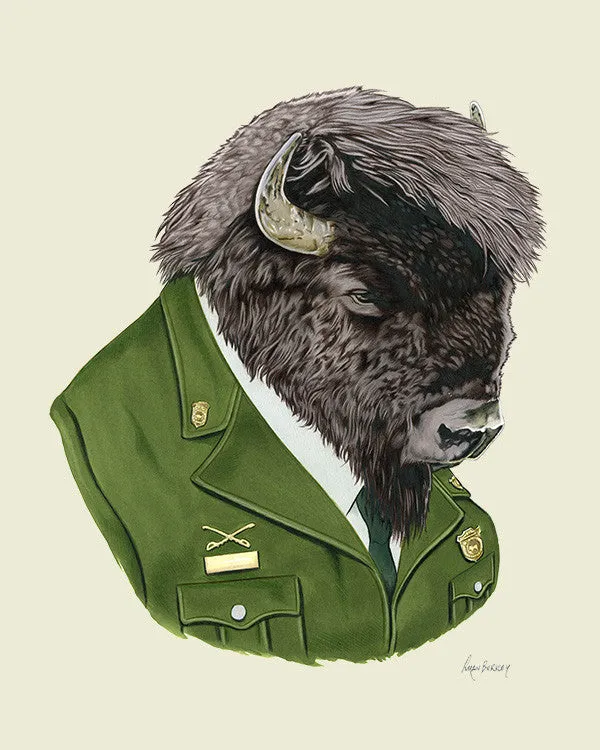 Bison Art Print