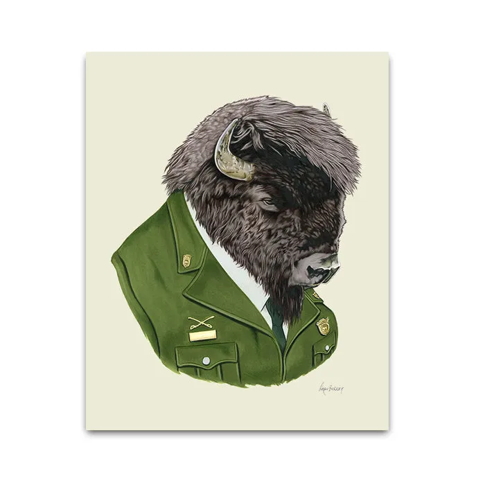 Bison Art Print