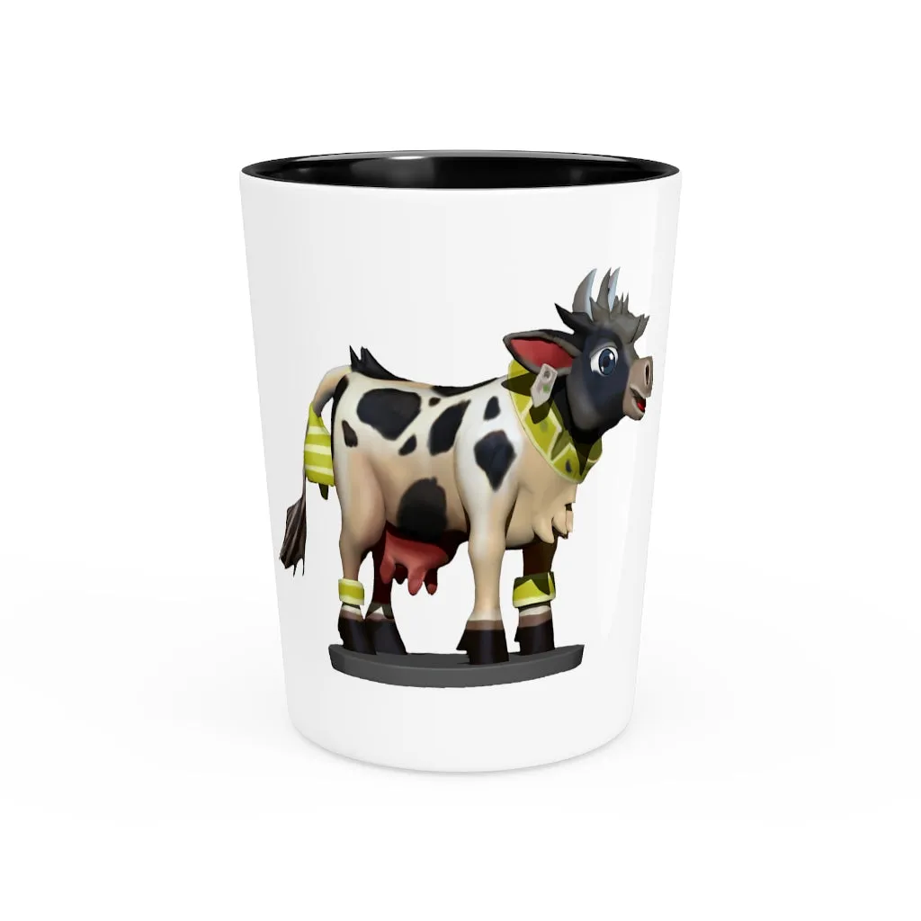 Black Cow Shot Glass