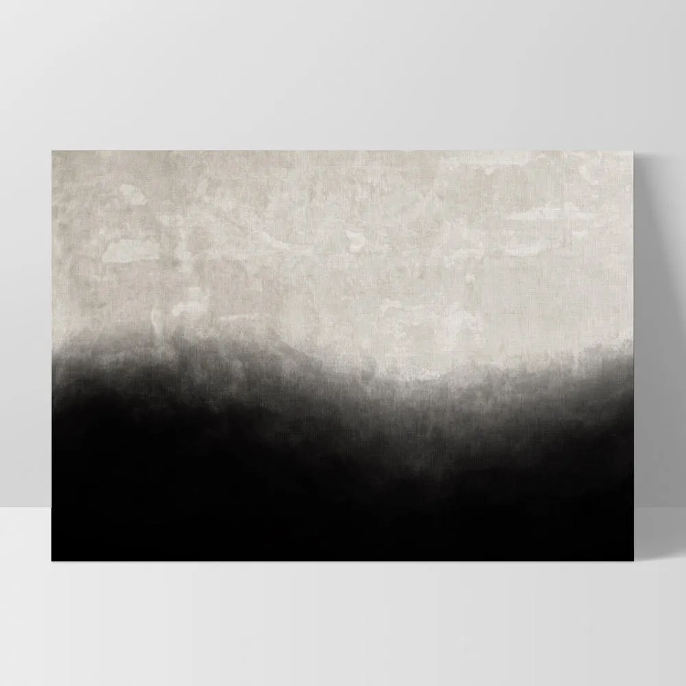 Black on Linen I - Art Print