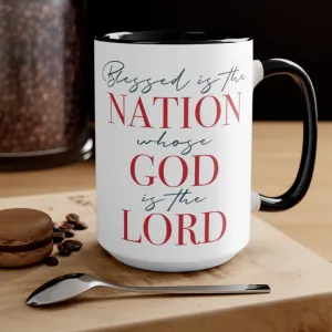 Blessed Nation Mug (2 sizes, 2 colors)