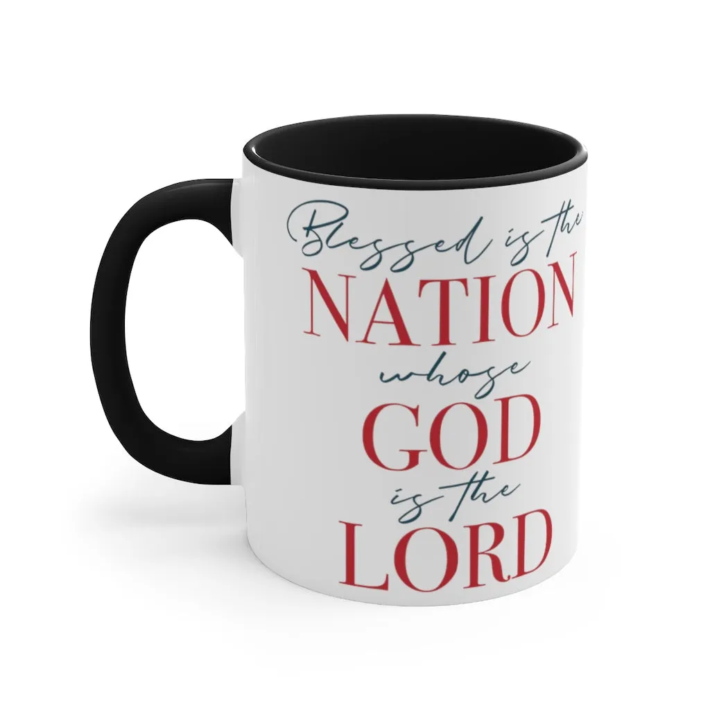 Blessed Nation Mug (2 sizes, 2 colors)