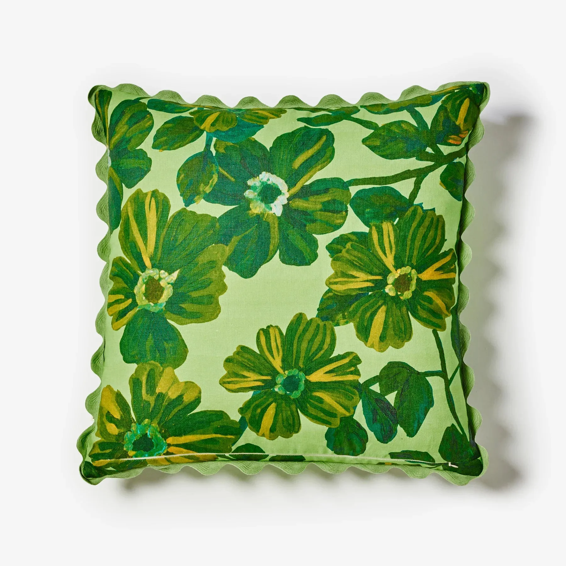 Bonnie & Neil Rosetta Dark Mint Cushion 60cm