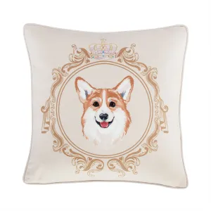 Bridgerton By Catherine Lansfield Mr Newton Corgi Cushion (45cm x 45cm)