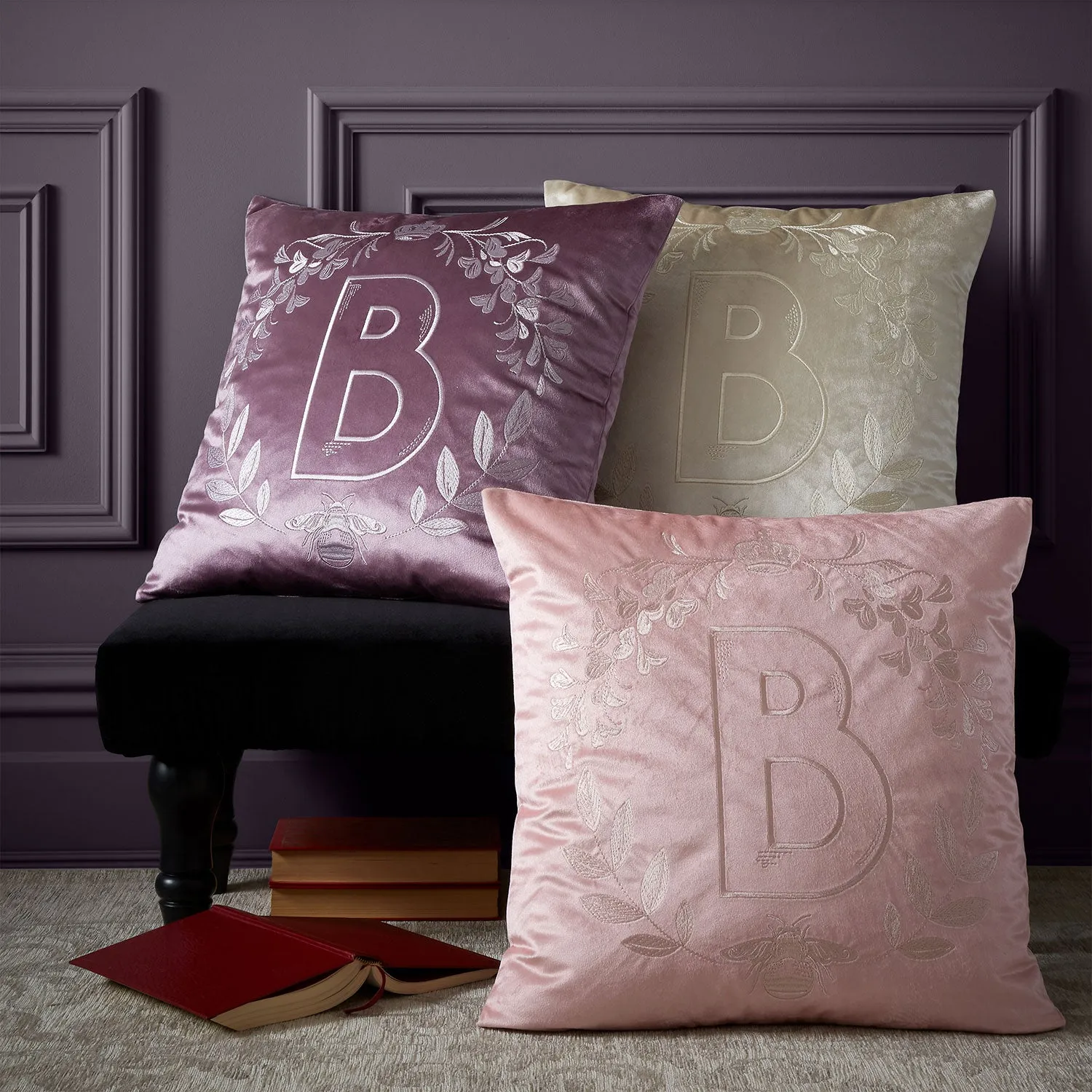 Bridgerton By Catherine Lansfield Regency Crown Purple Cushion (45cm x 45cm)