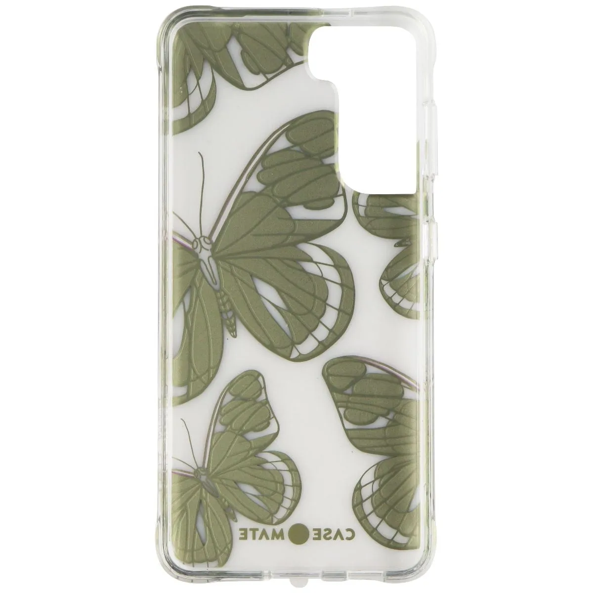 Case-Mate Prints Hardshell Case for Samsung Galaxy S21 5G - Butterflies/Clear