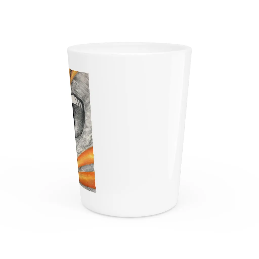 Cat Rays Shot Glass