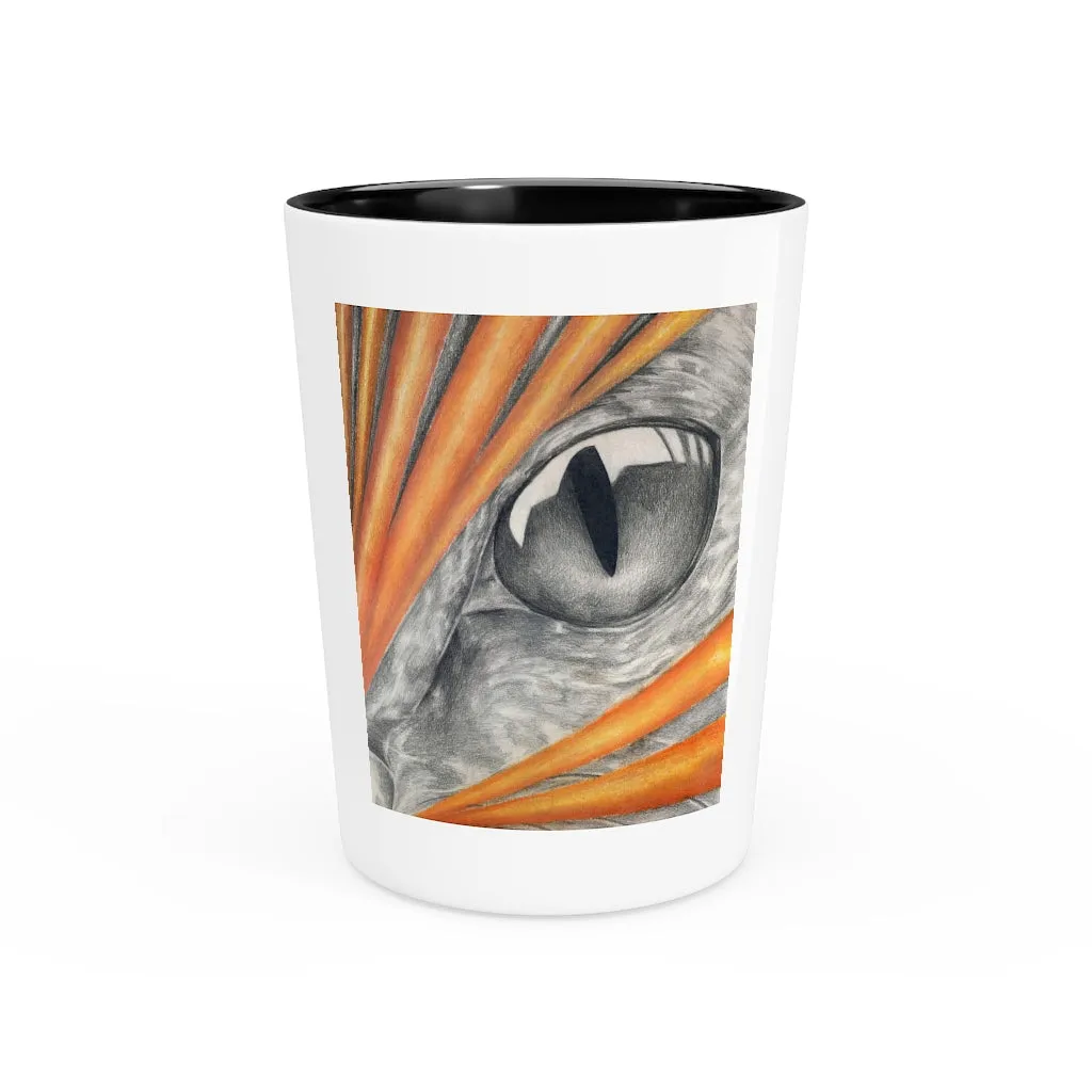 Cat Rays Shot Glass