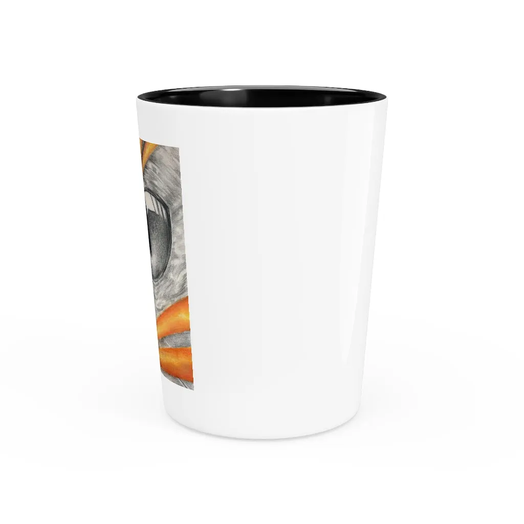 Cat Rays Shot Glass