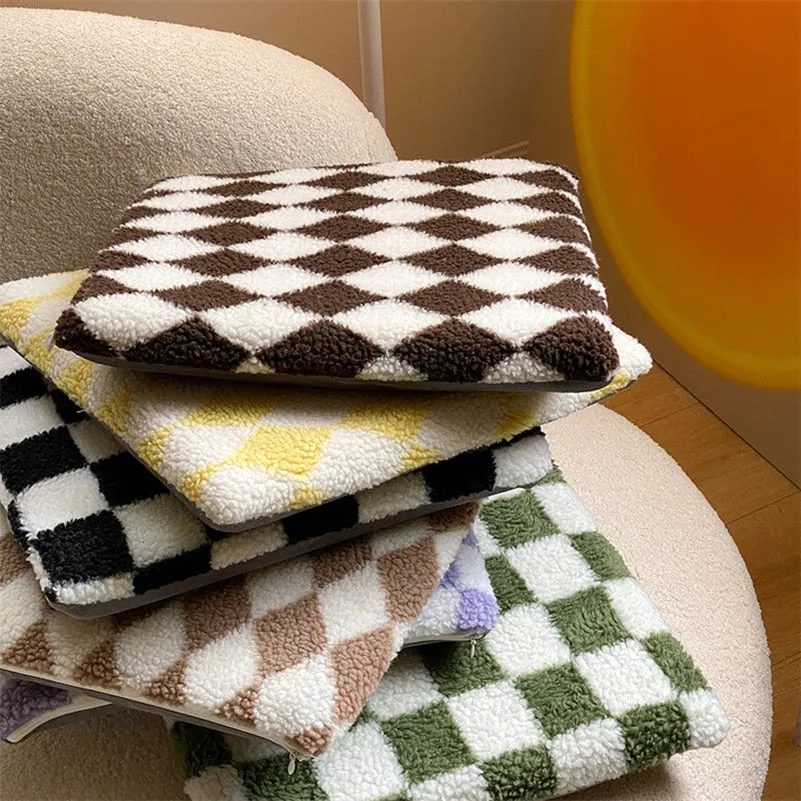 Checkerboard Diamond Seat Cushions