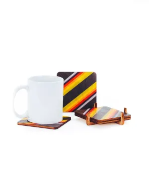 Coasters | woo_D  | Retro Stripe