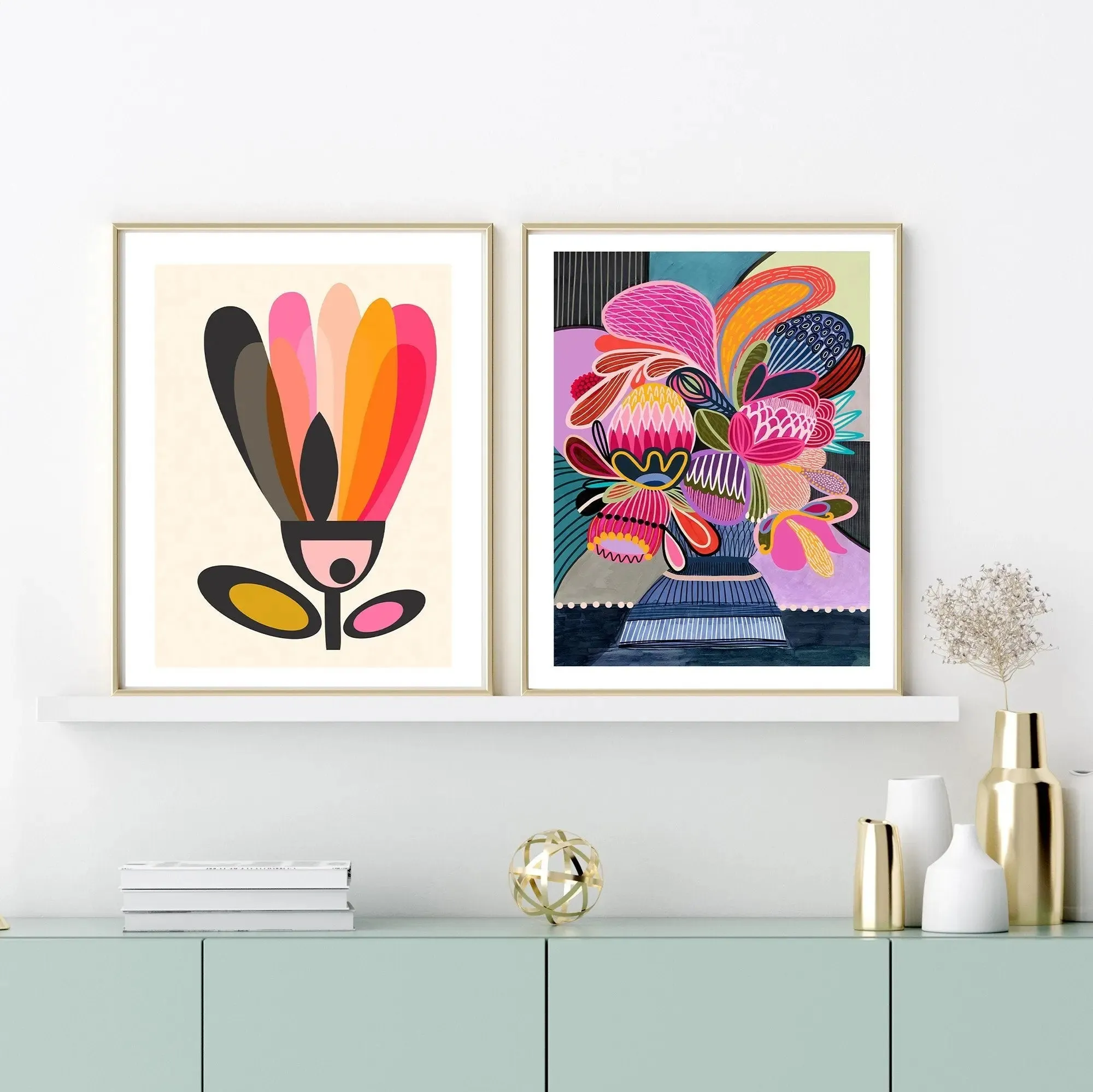 Colour Pop Modern Wall Art Prints