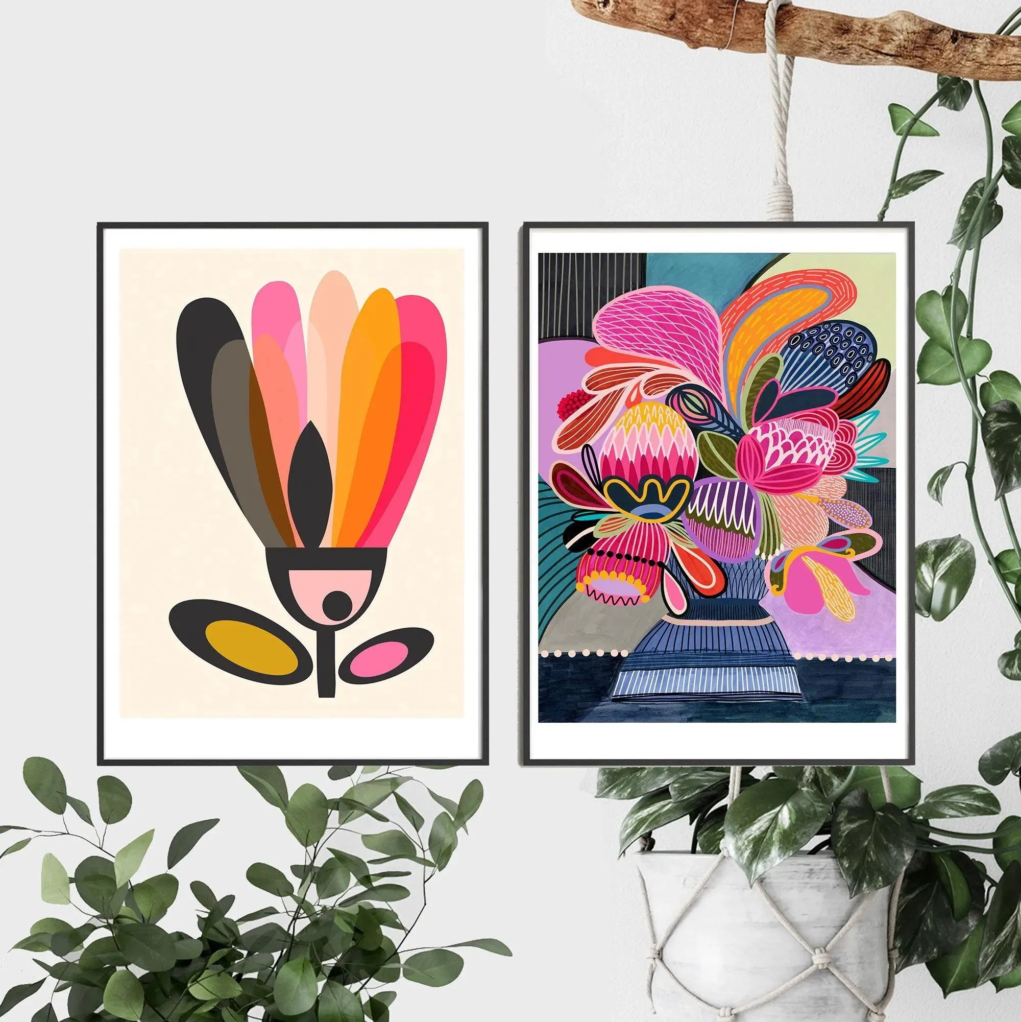 Colour Pop Modern Wall Art Prints