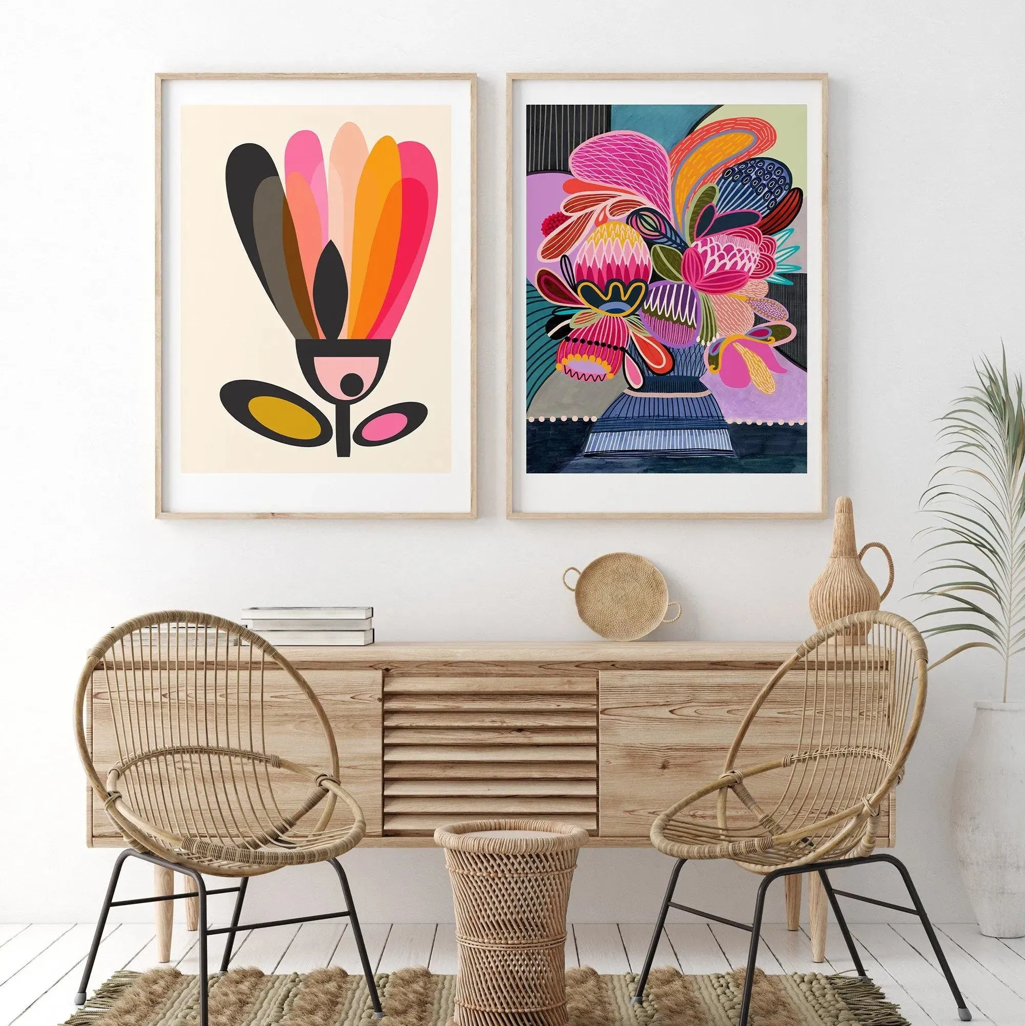 Colour Pop Modern Wall Art Prints