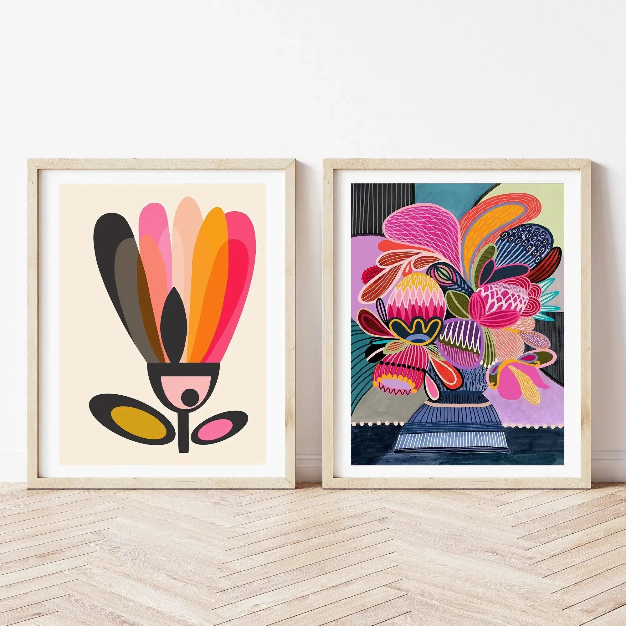 Colour Pop Modern Wall Art Prints