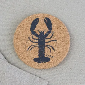 Cork Coasters | Lobster Grey