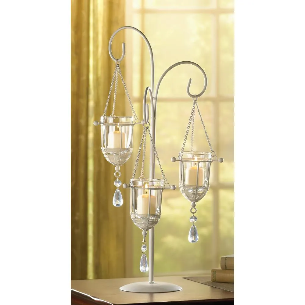 Crystal Drop Votive Holder