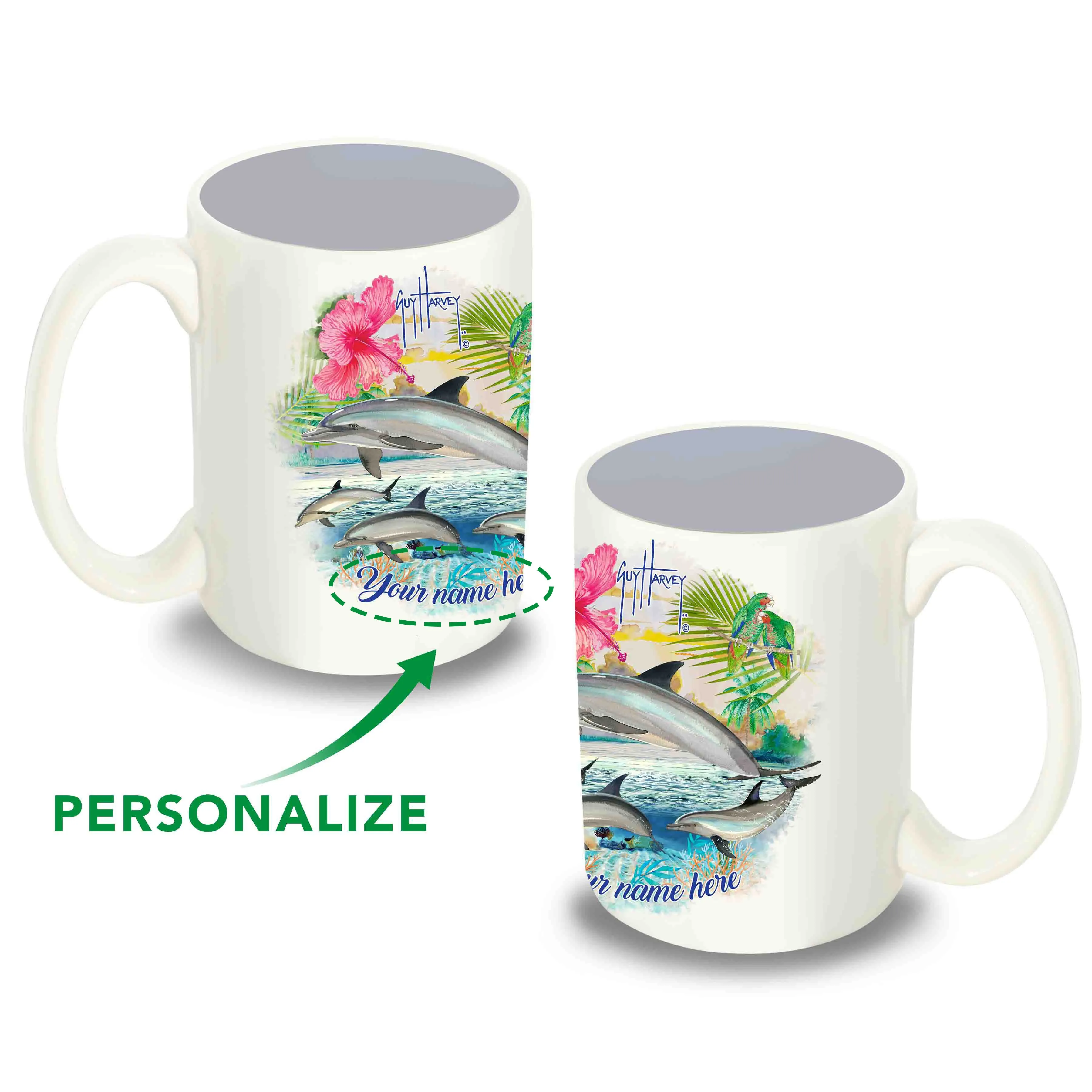 Custom Dolphin Coffee Mug