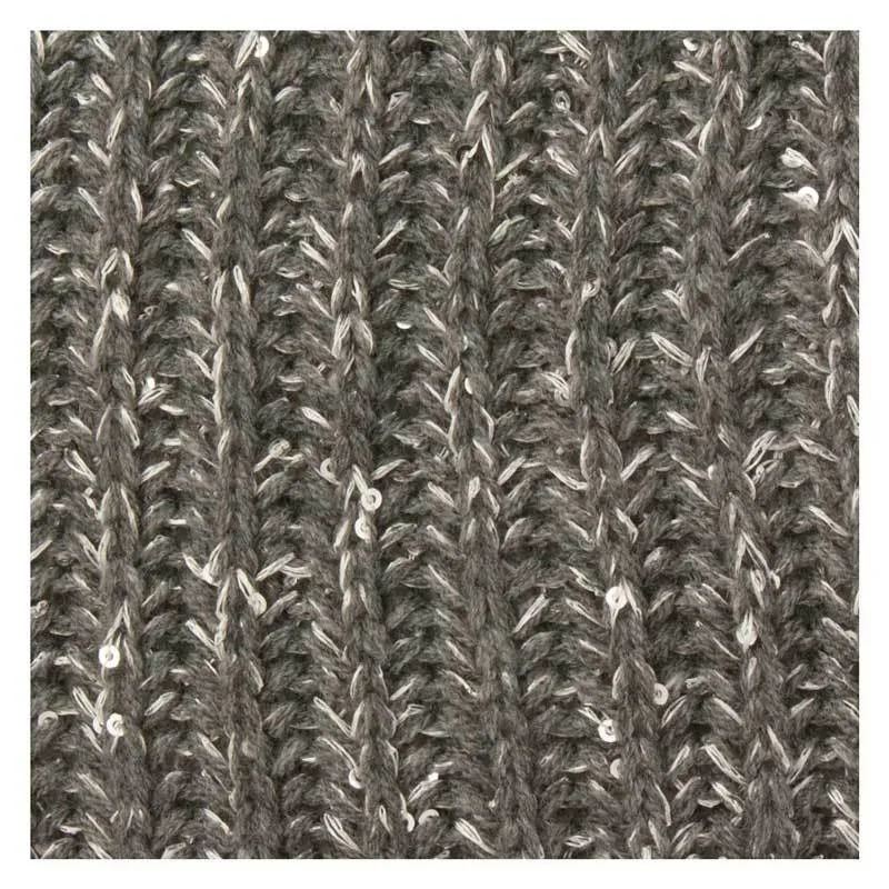 Dark Grey Langham Knit Cushion (40cm)