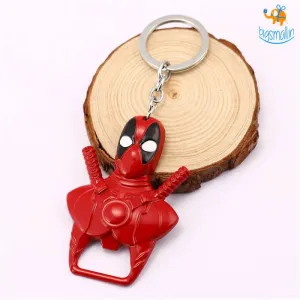 Deadpool Keychain with Bottle Opener