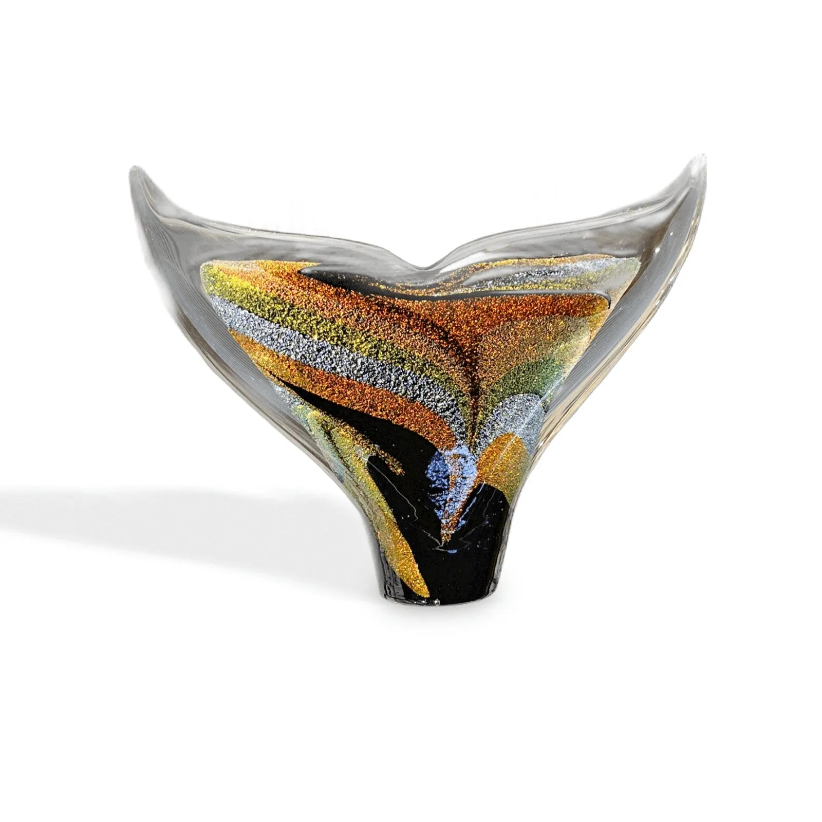 Dichroic Whale Tail Sculpture