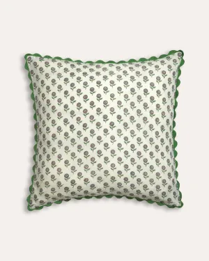 Flora Block Print Cushion