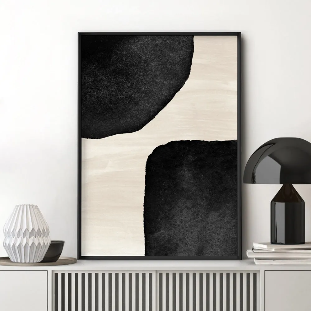 Formes Noires I - Art Print