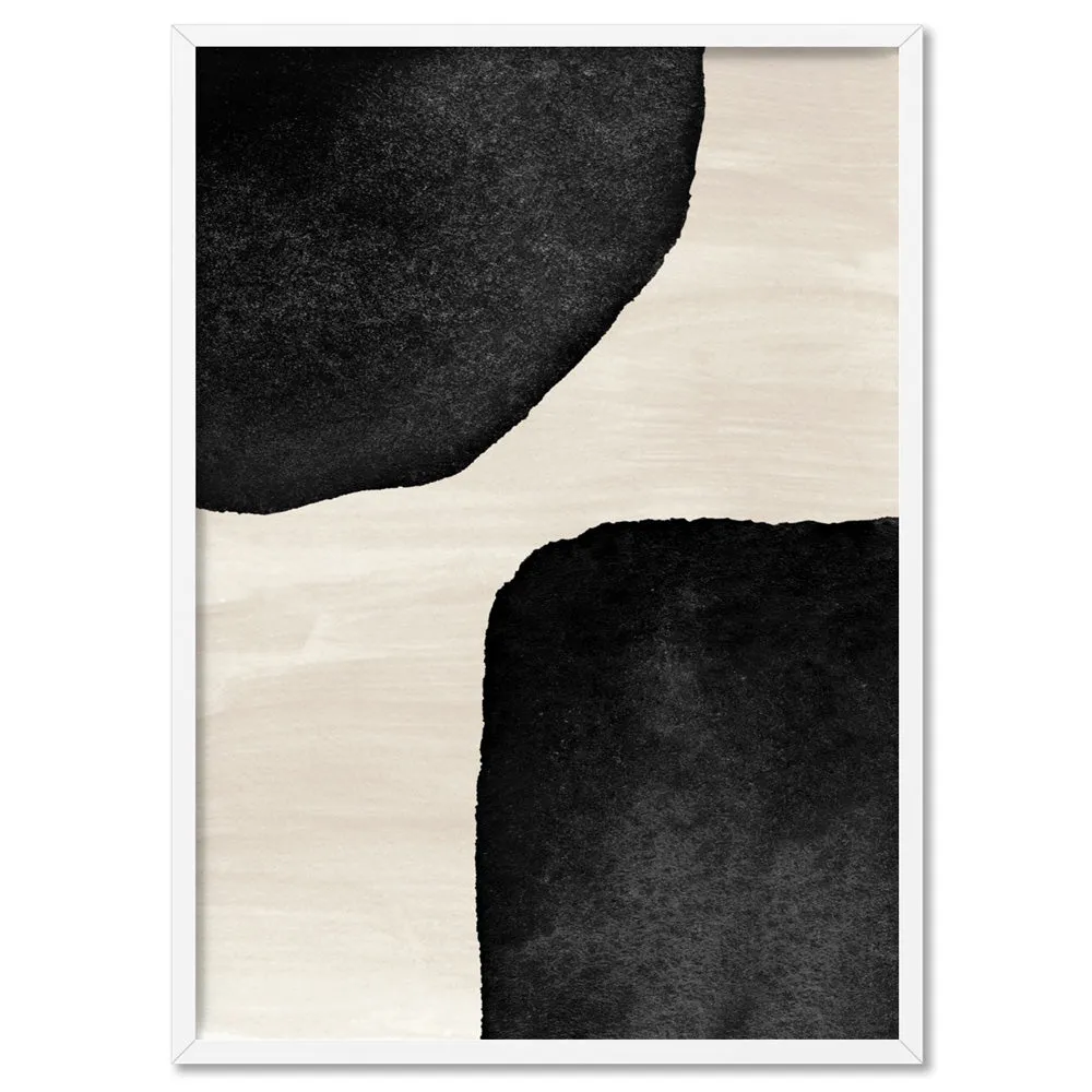 Formes Noires I - Art Print