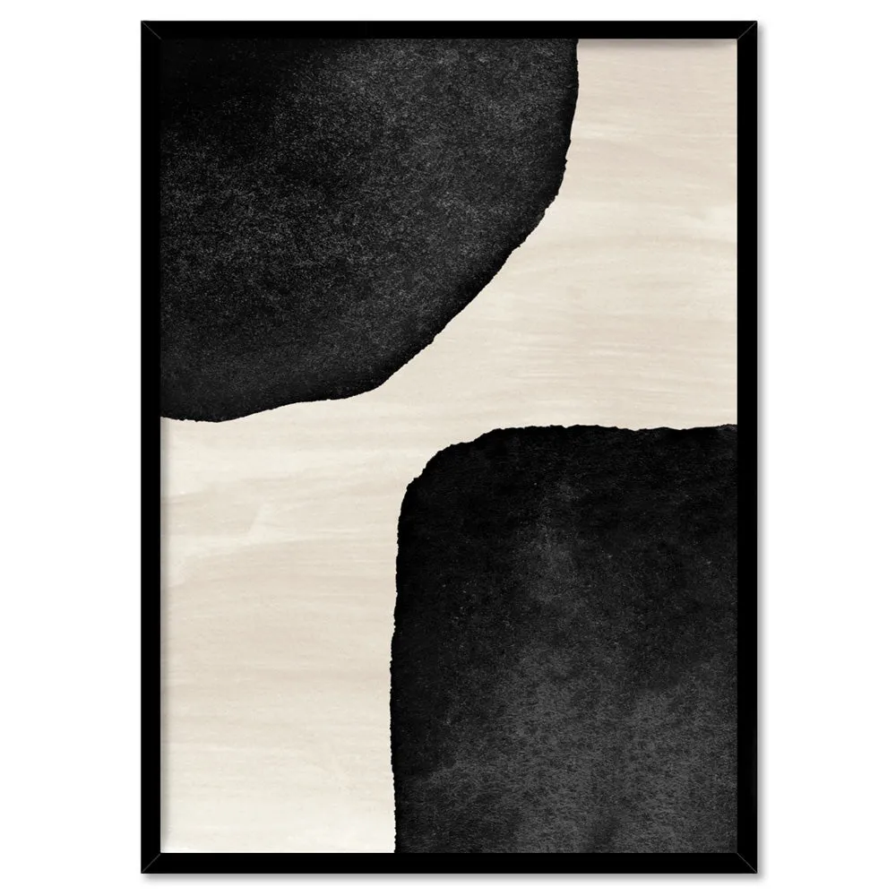 Formes Noires I - Art Print