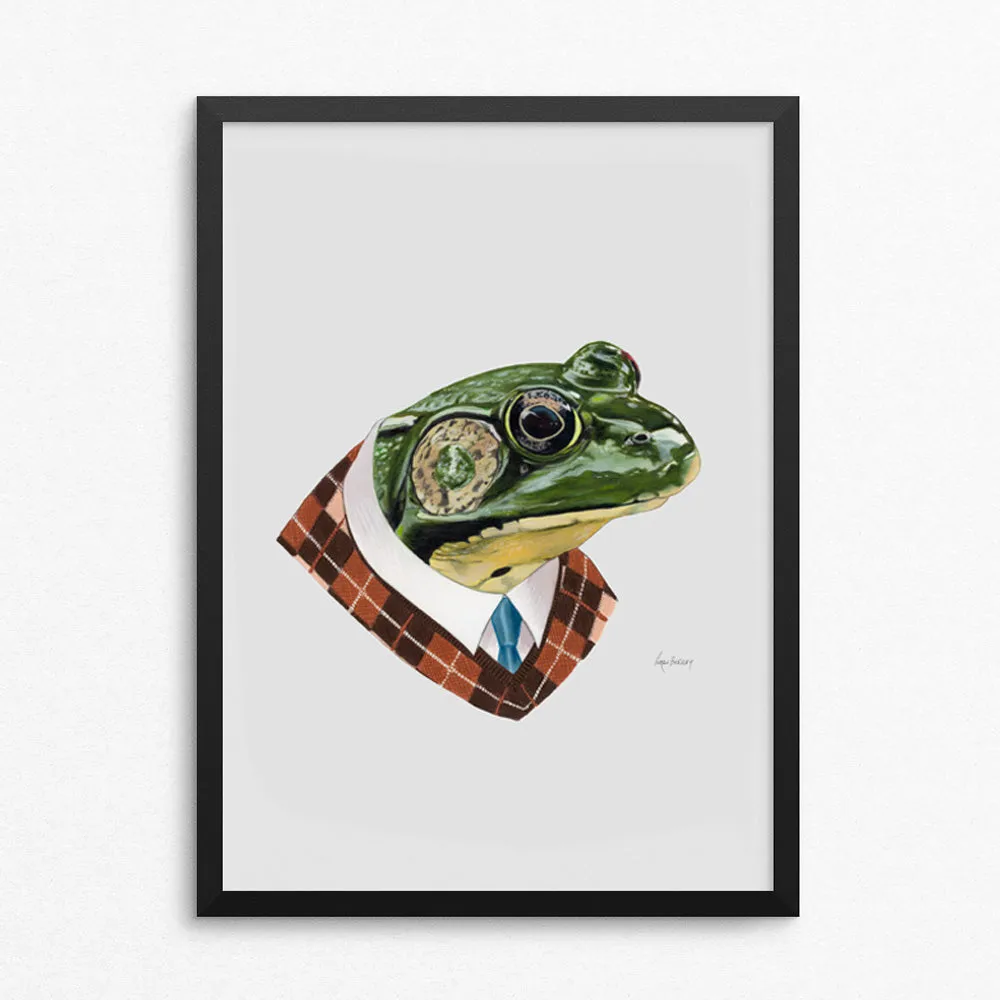 Frog art print