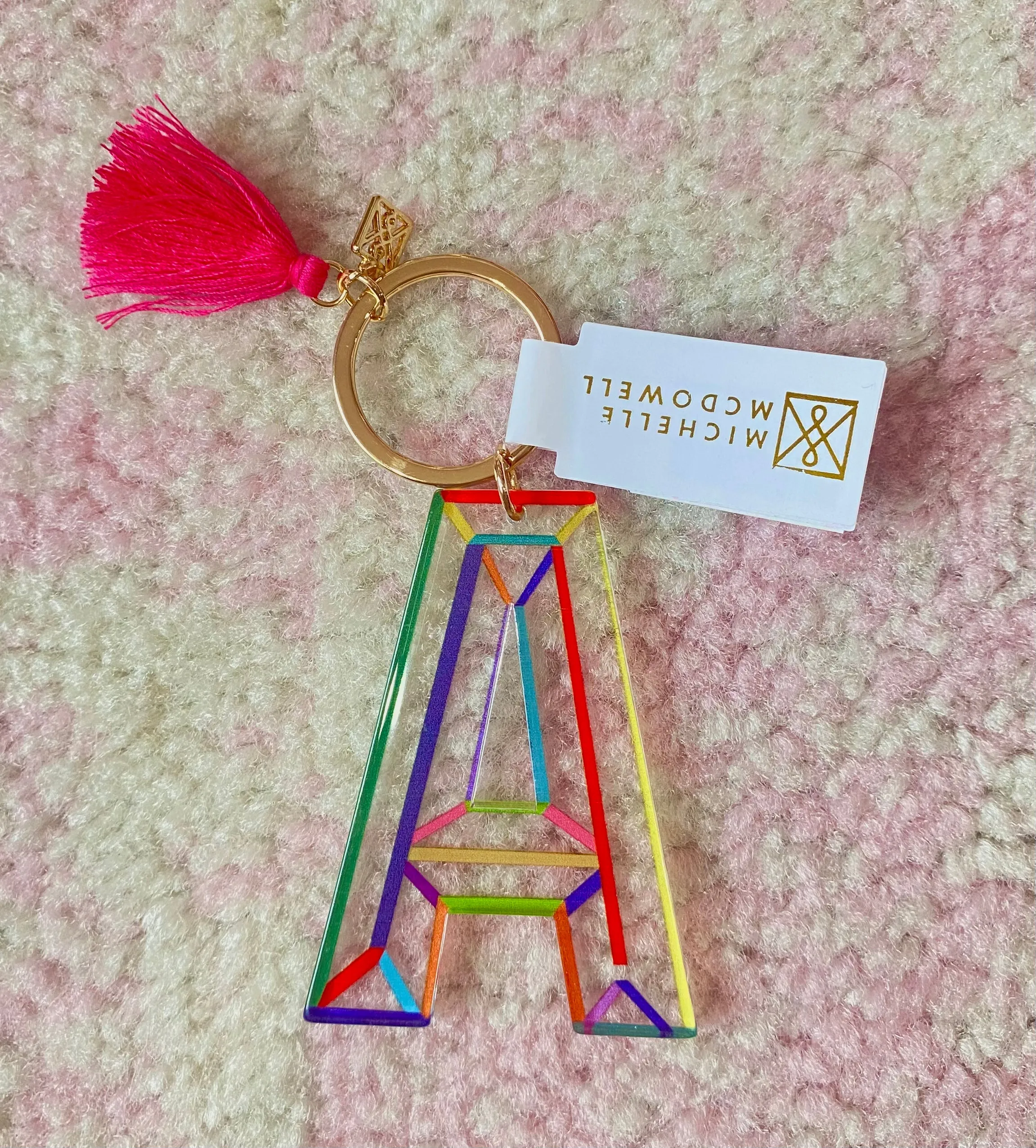 Fun Initial Keychain