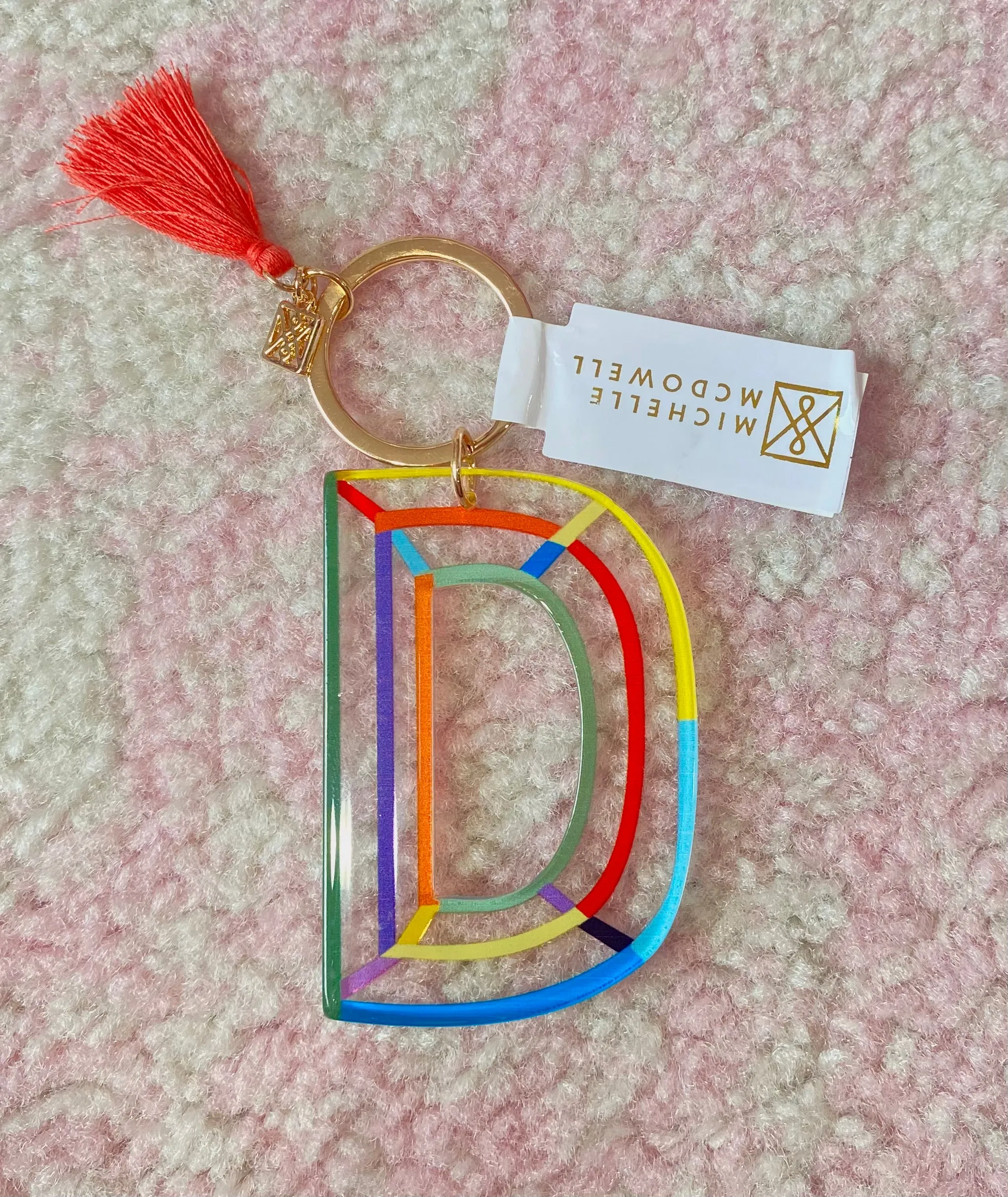 Fun Initial Keychain