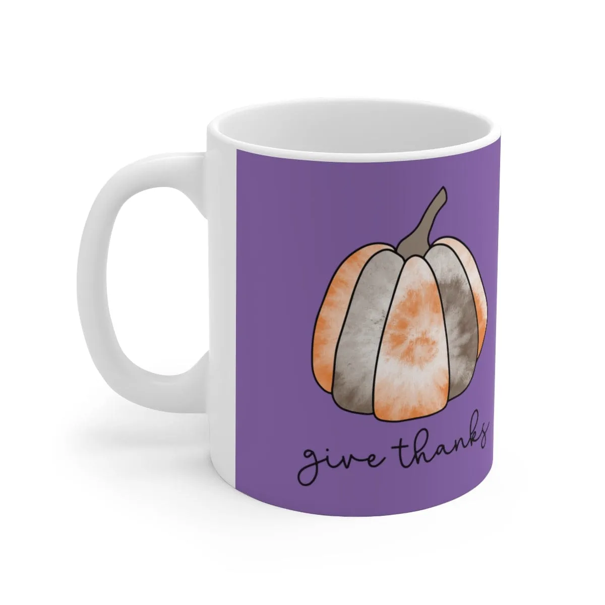 Give Thanks Mug - Christian Mug - Bible Verse Mugs - Scripture Mugs