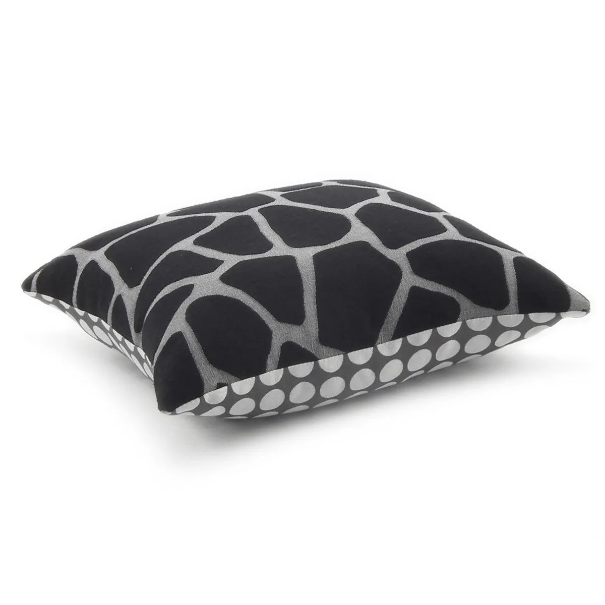 GLAMOROUS GREY CARRE' CUSHION 43x43