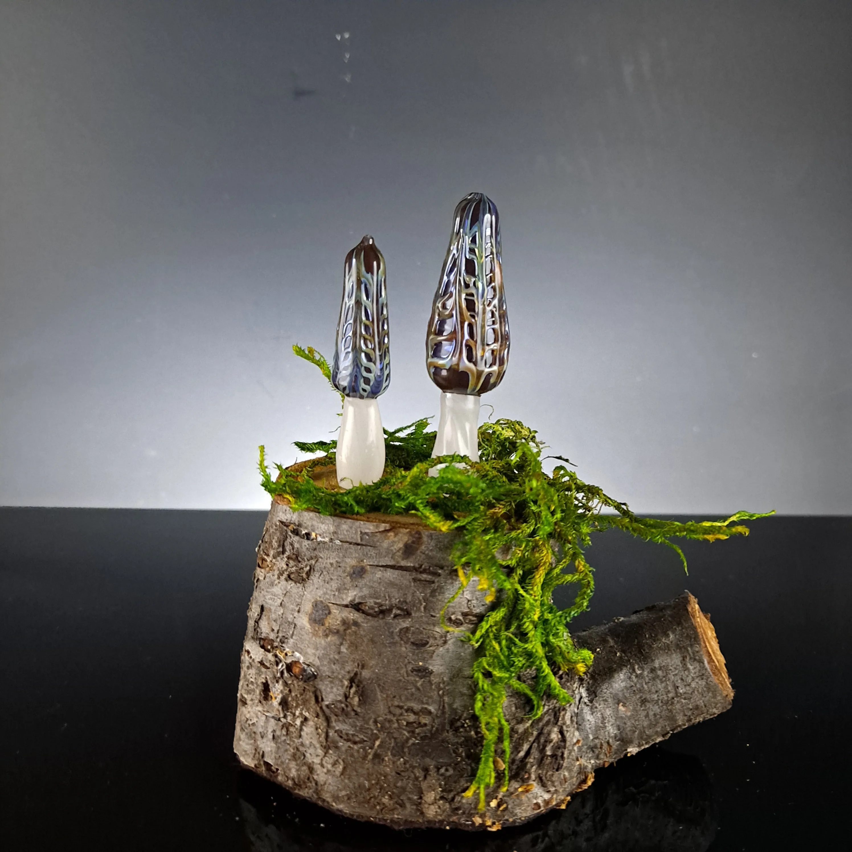 Glass Mushroom Sculptures, Amanita mushroom