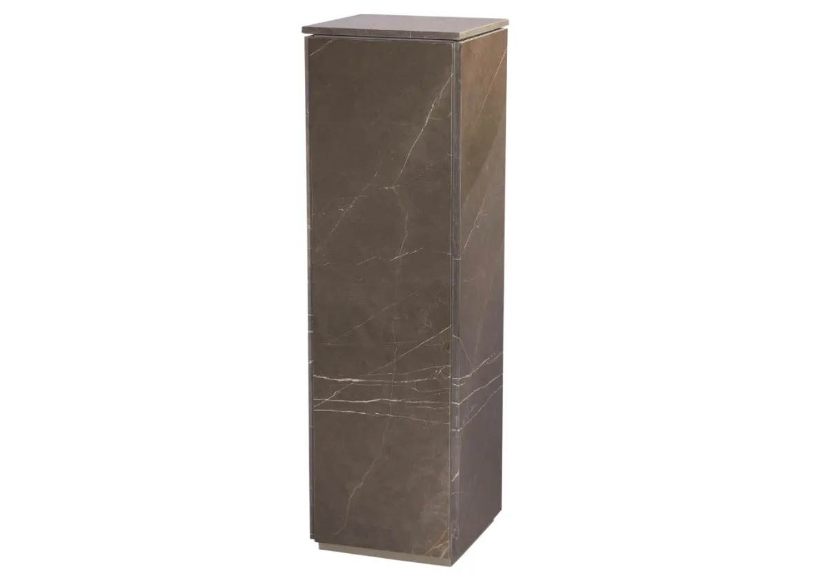 GRAFFITO MARBLE PEDESTAL