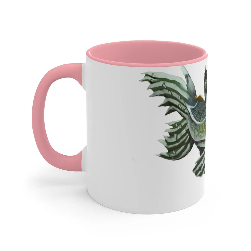 Green Fish Accent Mug