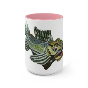 Green Fish Accent Mug