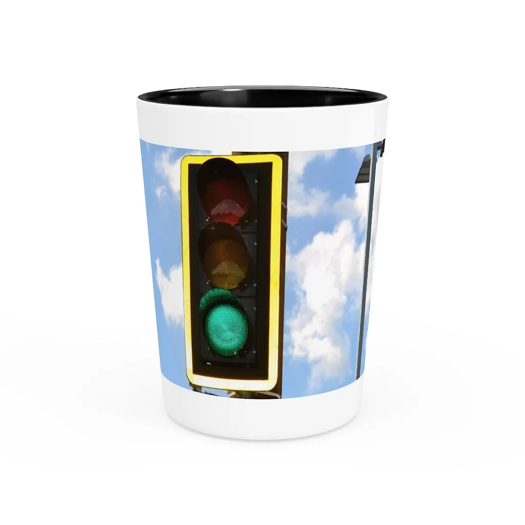 Green Light Shot Glass