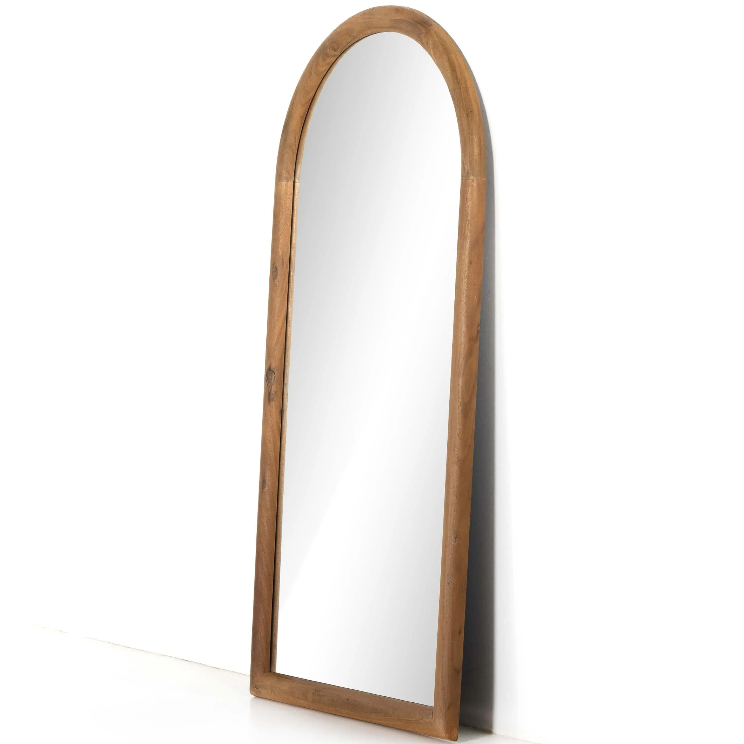 Gulliver Floor Mirror, Smoked Acacia