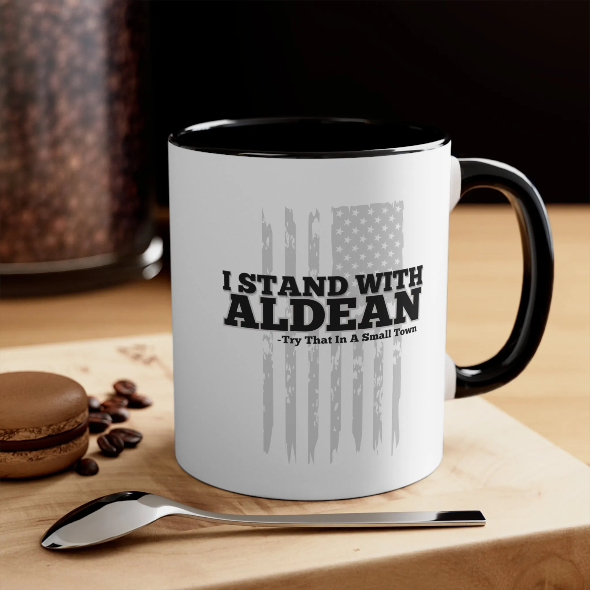 I Stand With Aldean "Try that in a small town" Mug (2 Sizes, 3 Colors)